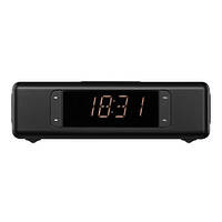 Акустична док-станція 2E 2E-AS01QIBK SmartClock Wireless Charging Alarm Clock Bluetooth/v4.2 USB AUX Black