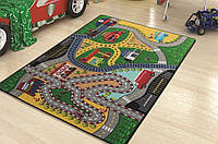 Килимок у дитячу кімнату Confetti Freeway Yesil 100x150см (CF_110083654)