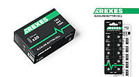 Батарейка AG3 LR41 1.5v Arexes alkaline (в упаковке 20 блистеров, 200 батареек)