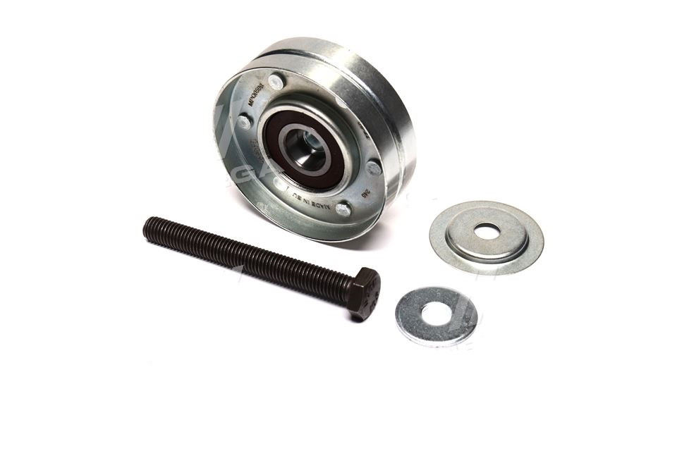 245-3509710-К7 Ролик обвідного приводного ременя компресора МАЗ 4370 ЗУБРЕНОК дв. Д-245.35Е4 ЕВРО-4, фото 1