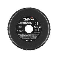 Диск-фреза торцевий до КШМ по дереву/ шпаклівці/ гіпсу (Ø=120/22.2 мм) t= 12 мм шорсткість №1 Yato YT-59179