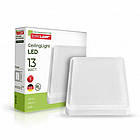 LED Світильник накладний 13W 220V 900lm 4000K 140х140х33mm [4260642638696] LED-NLS-13/40(GM) EUROLAMP