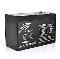 Батарея для ДБЖ Ritar AGM RT1290B, 12V-9Ah, Black (RT1290B)