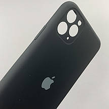 Чохол для Apple iPhone 11 Pro Max матовий кейс із закритою камерою чохол на айфон 11 про макс чорний o5h, фото 3