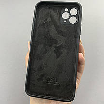 Чохол для Apple iPhone 11 Pro Max матовий кейс із закритою камерою чохол на айфон 11 про макс чорний o5h, фото 2