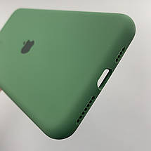 Чохол для Apple iPhone 11 Pro Max матовий кейс із закритою камерою чохол на айфон 11 про макс темно-зелений o5h, фото 5