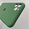 Чохол для Apple iPhone 11 Pro Max матовий кейс із закритою камерою чохол на айфон 11 про макс темно-зелений o5h, фото 6