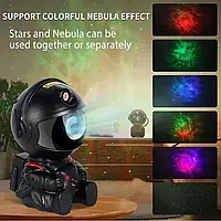 Лазерный проектор звездного неба галактики ночник Астронавт Сидящий с пультом ВТ5973 Ночник-проектор для детей