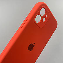 Чохол для Apple iPhone 12 матовий кейс із закритою камерою чохол на телефон айфон 12 червоний o5h, фото 3