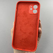 Чохол для Apple iPhone 12 матовий кейс із закритою камерою чохол на телефон айфон 12 червоний o5h, фото 2