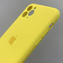 Чохол для Apple iPhone 11 Pro матовий кейс із закритою камерою чохол на телефон айфон 11 про жовтий o5h, фото 4