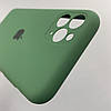 Чохол для Apple iPhone 11 Pro матовий кейс із закритою камерою чохол на телефон айфон 11 про темно-зелений o5h, фото 6