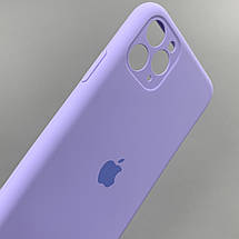 Чохол для Apple iPhone 11 Pro Max матовий кейс із закритою камерою чохол на айфон 11 про макс бузковий o5h, фото 3