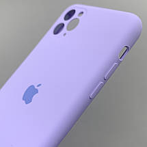 Чохол для Apple iPhone 11 Pro Max матовий кейс із закритою камерою чохол на айфон 11 про макс бузковий o5h, фото 4
