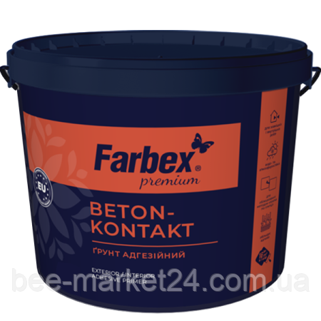 Ґрунт адгезійний Farbex Бетон-контакт (1.4кг)