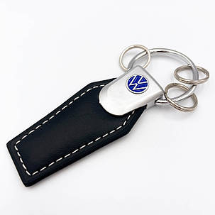 Брелок для ключів Volkswagen (Фольксваген) шкіряний, фото 1