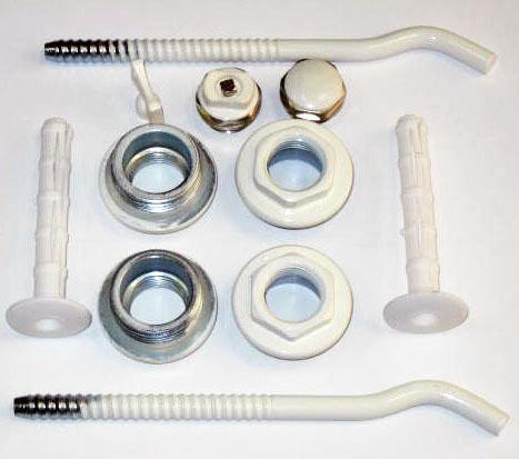 Комплектуючі для встановлення радіаторів (ремоклект, кронштейни))