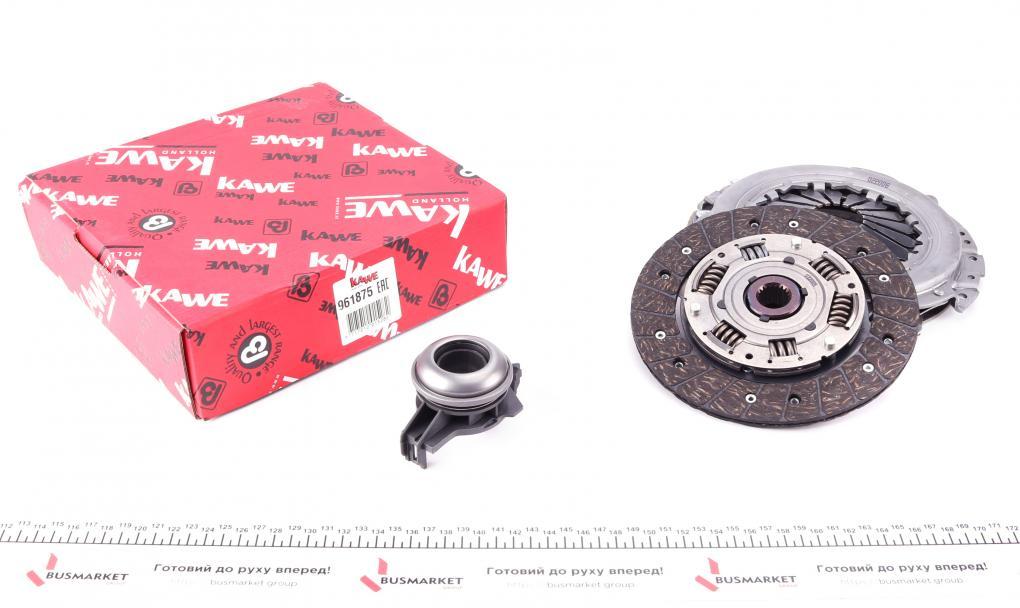 Комплект зчеплення Fiat Doblo 1.9 D 01- (d=200mm) (+вижимний) KAWE 961875 UA62