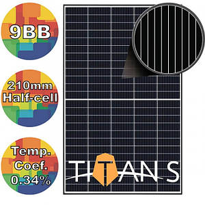 СОНЯЧНА БАТАРЕЯ (ПАНЕЛЬ) RISEN 415ВТ МОНО/SOLAR PV PANEL 415W MONO, RSM40-8-415M BLACK FRAME