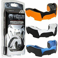 Капа Venum Predator, гель, 87272V, черный, синий, оранжевый,серый