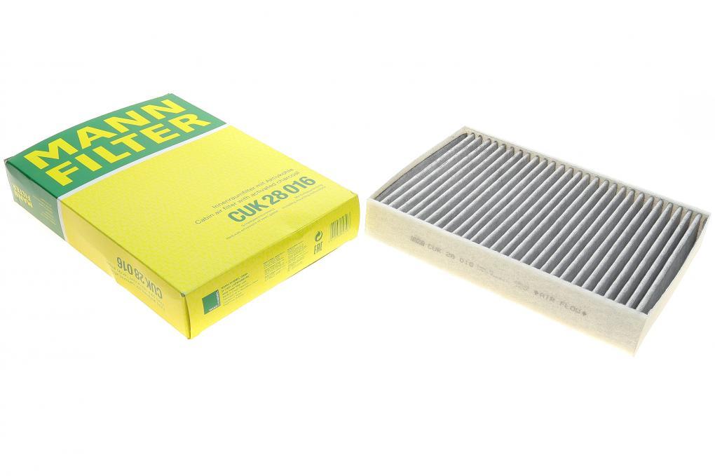Фільтр салону Land Rover Discovery/Range Rover Evoque 14- (вугільний) MANN-FILTER CUK 28 016 UA61, фото 1