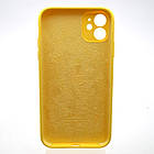 Силіконовий чохол накладка Silicon Case Full Camera для iPhone 11 Yellow, фото 2