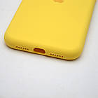 Силіконовий чохол накладка Silicon Case Full Camera для iPhone 11 Yellow, фото 5