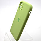 Силіконовий чохол накладка Silicon Case Full Camera для iPhone 11 Mint Green, фото 4