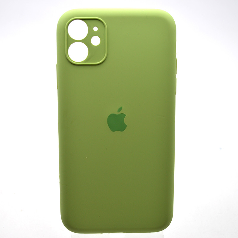 Силіконовий чохол накладка Silicon Case Full Camera для iPhone 11 Mint Green, фото 1