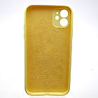 Силіконовий чохол накладка Silicon Case Full Camera для iPhone 11 Milk Yellow, фото 2