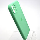 Силіконовий чохол накладка Silicon Case Full Camera для iPhone 11 Rehmannia Green, фото 3