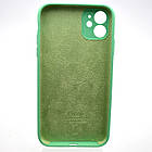 Силіконовий чохол накладка Silicon Case Full Camera для iPhone 11 Rehmannia Green, фото 2