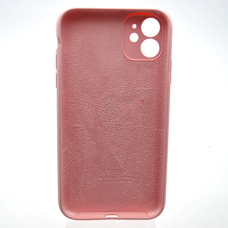 Силіконовий чохол накладка Silicon Case Full Camera для iPhone 11 Rose Pink, фото 2
