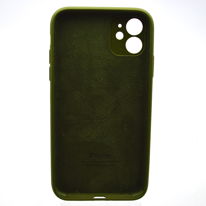 Силіконовий чохол накладка Silicon Case Full Camera для iPhone 11 Pine Forest Green, фото 2