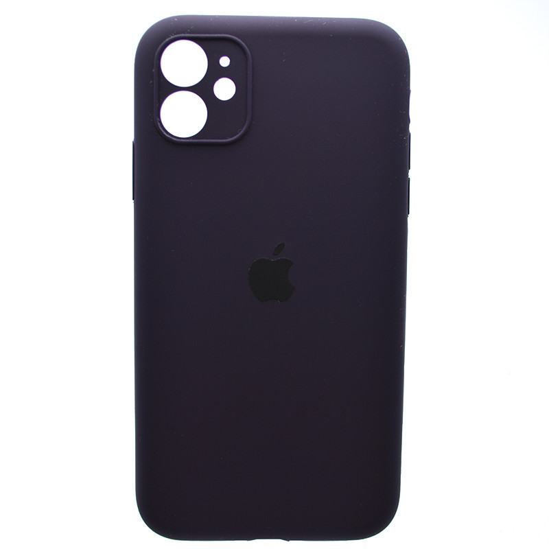 Силіконовий чохол накладка Silicon Case Full Camera для iPhone 11 Berry Purple, фото 1