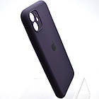 Силіконовий чохол накладка Silicon Case Full Camera для iPhone 11 Berry Purple, фото 3