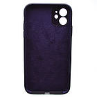 Силіконовий чохол накладка Silicon Case Full Camera для iPhone 11 Berry Purple, фото 2