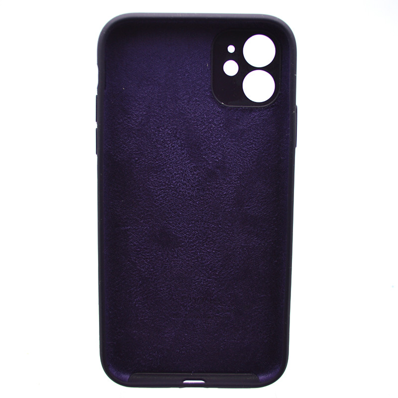 Силіконовий чохол накладка Silicon Case Full Camera для iPhone 11 Berry Purple, фото 2