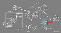 Датчик положения педали тормозов б/у Nissan Leaf - 47920-3NA0A