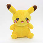 М'яка іграшка Пікачу з плюшу 35 см EL-2117-26 / Дитяча іграшка подушка Покемон / Іграшка плюшева обіймашка, фото 9