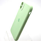 Силіконовий чохол накладка Silicon Case Full Camera для iPhone 11 Pistachio, фото 4