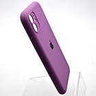 Силіконовий чохол накладка Silicon Case Full Camera для iPhone 11 Purple, фото 3