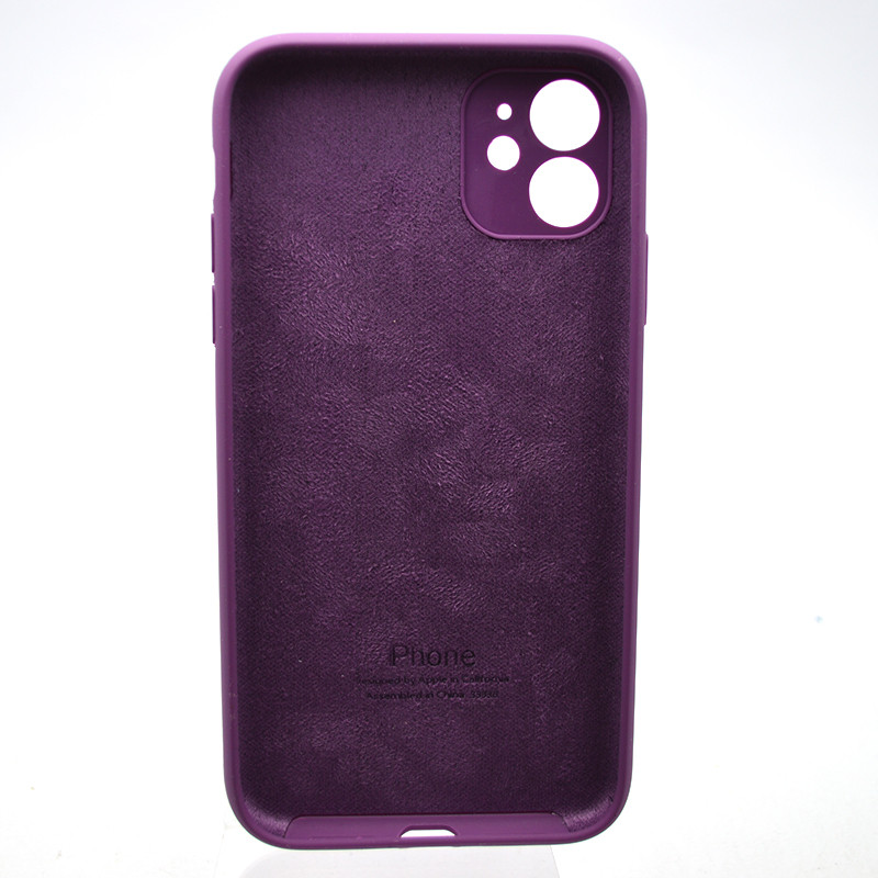 Силіконовий чохол накладка Silicon Case Full Camera для iPhone 11 Purple, фото 2