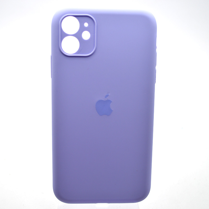 Силіконовий чохол накладка Silicon Case Full Camera для iPhone 11 Lilac, фото 1