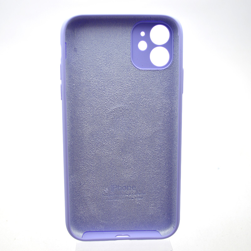 Силіконовий чохол накладка Silicon Case Full Camera для iPhone 11 Lilac, фото 2