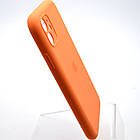Силіконовий чохол накладка Silicon Case Full Camera для iPhone 11 Golden Orange, фото 3