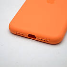 Силіконовий чохол накладка Silicon Case Full Camera для iPhone 11 Golden Orange, фото 5