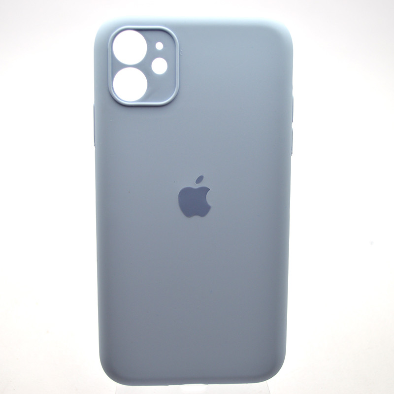 Силіконовий чохол накладка Silicon Case Full Camera для iPhone 11 Lilac Purple, фото 1