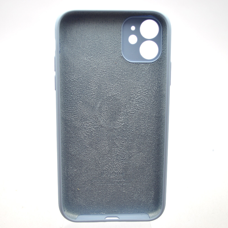 Силіконовий чохол накладка Silicon Case Full Camera для iPhone 11 Lilac Purple, фото 2