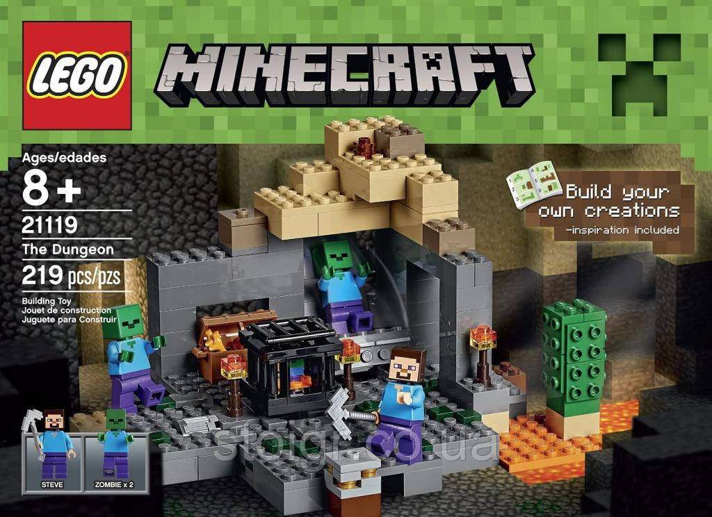 Lego minecraft on sale the dungeon 21119